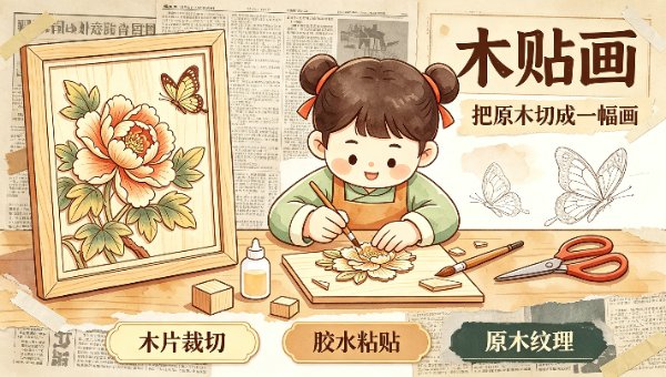 木贴画